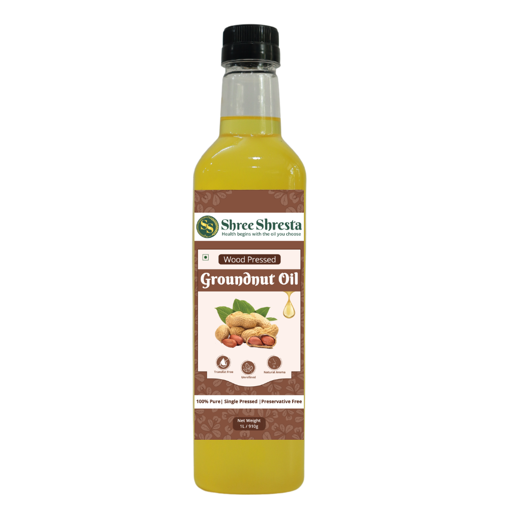 Wood-pressed Groundnut Oil