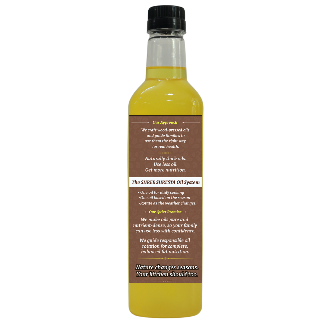 Wood-pressed Groundnut Oil