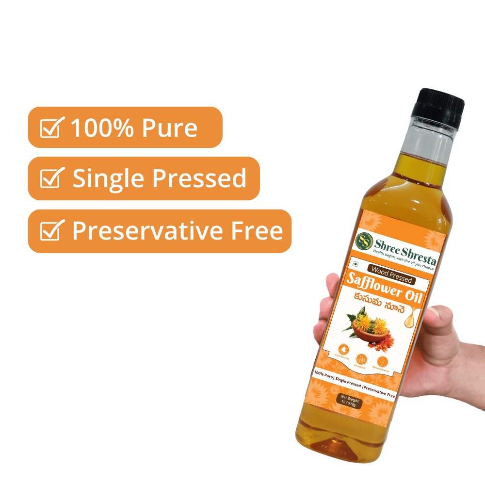 Wood-Pressed Safflower Oil (Kusuma)
