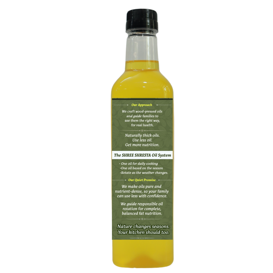 Wood-Pressed Sesame Oil (White)