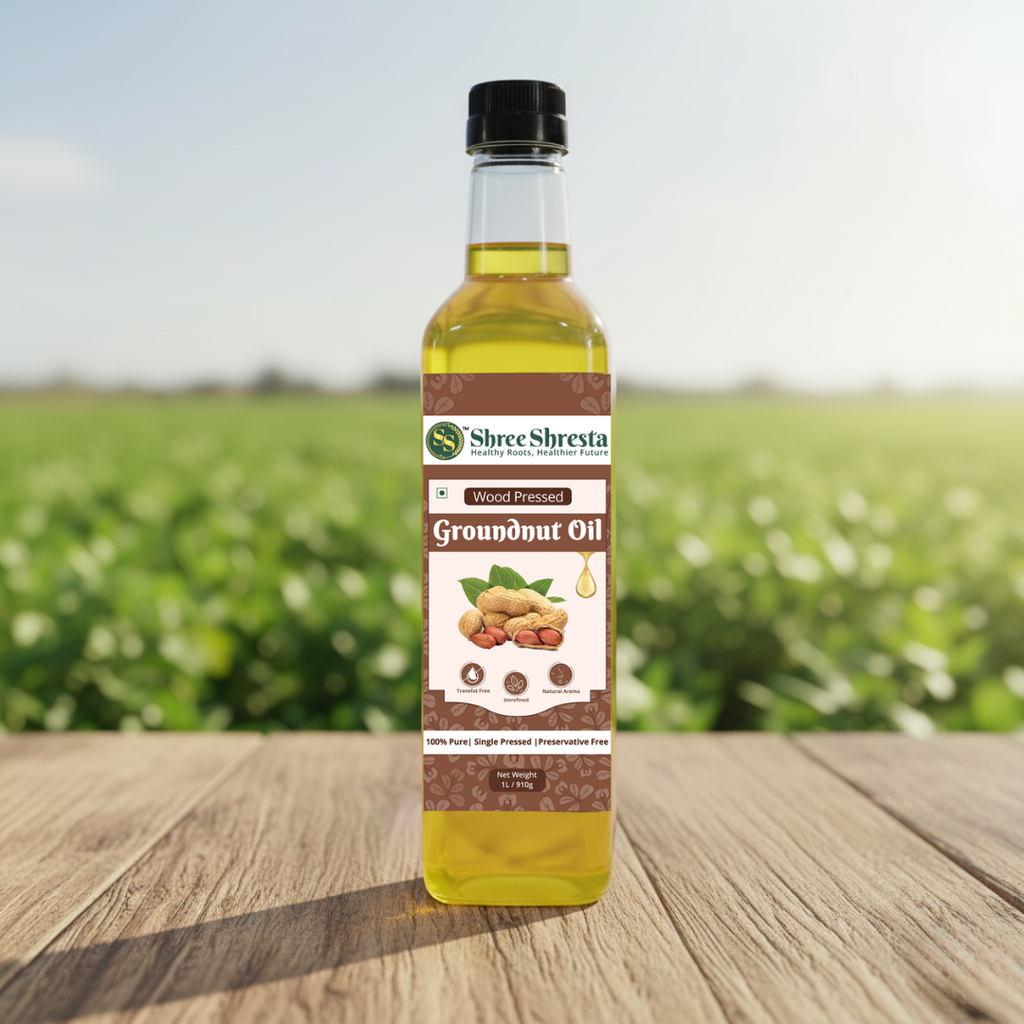 Wood-pressed Groundnut Oil