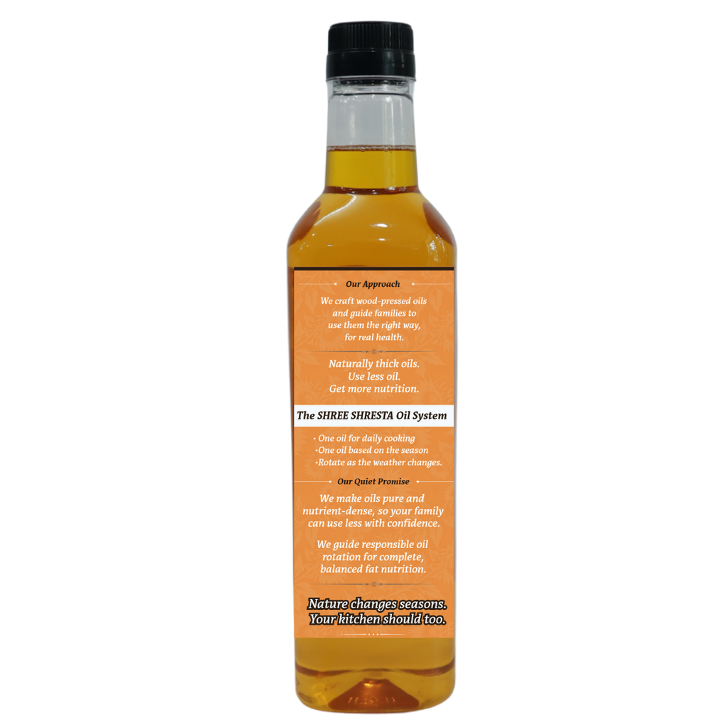 Wood-Pressed Safflower Oil (Kusuma)