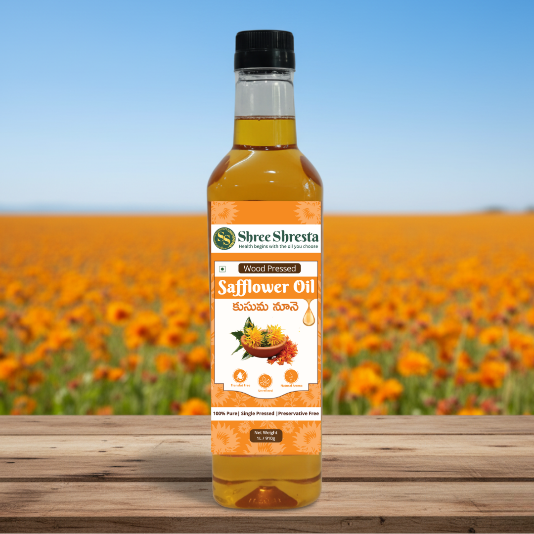 Wood-Pressed Safflower Oil (Kusuma)