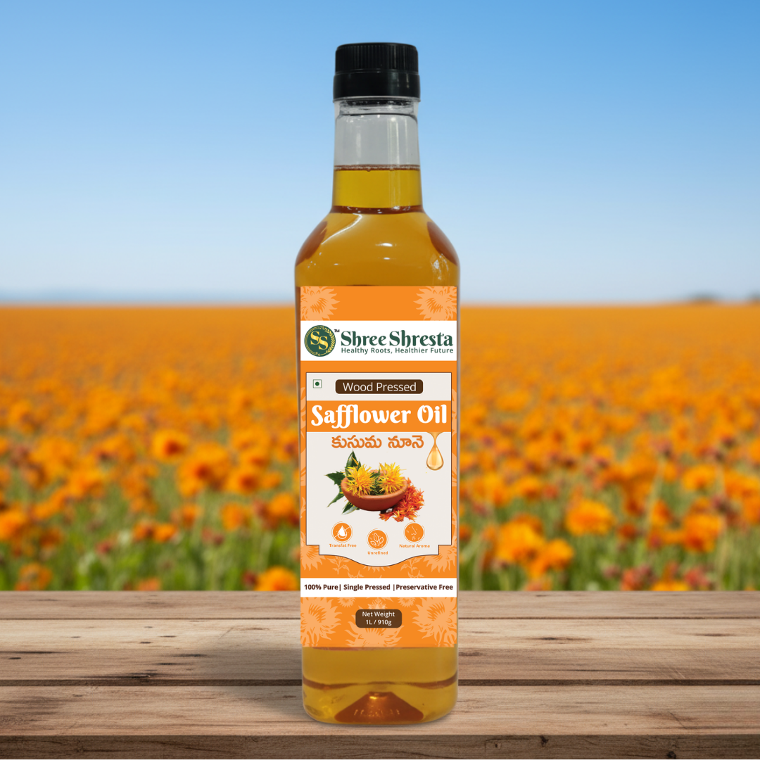 Wood-Pressed Safflower Oil (Kusuma)