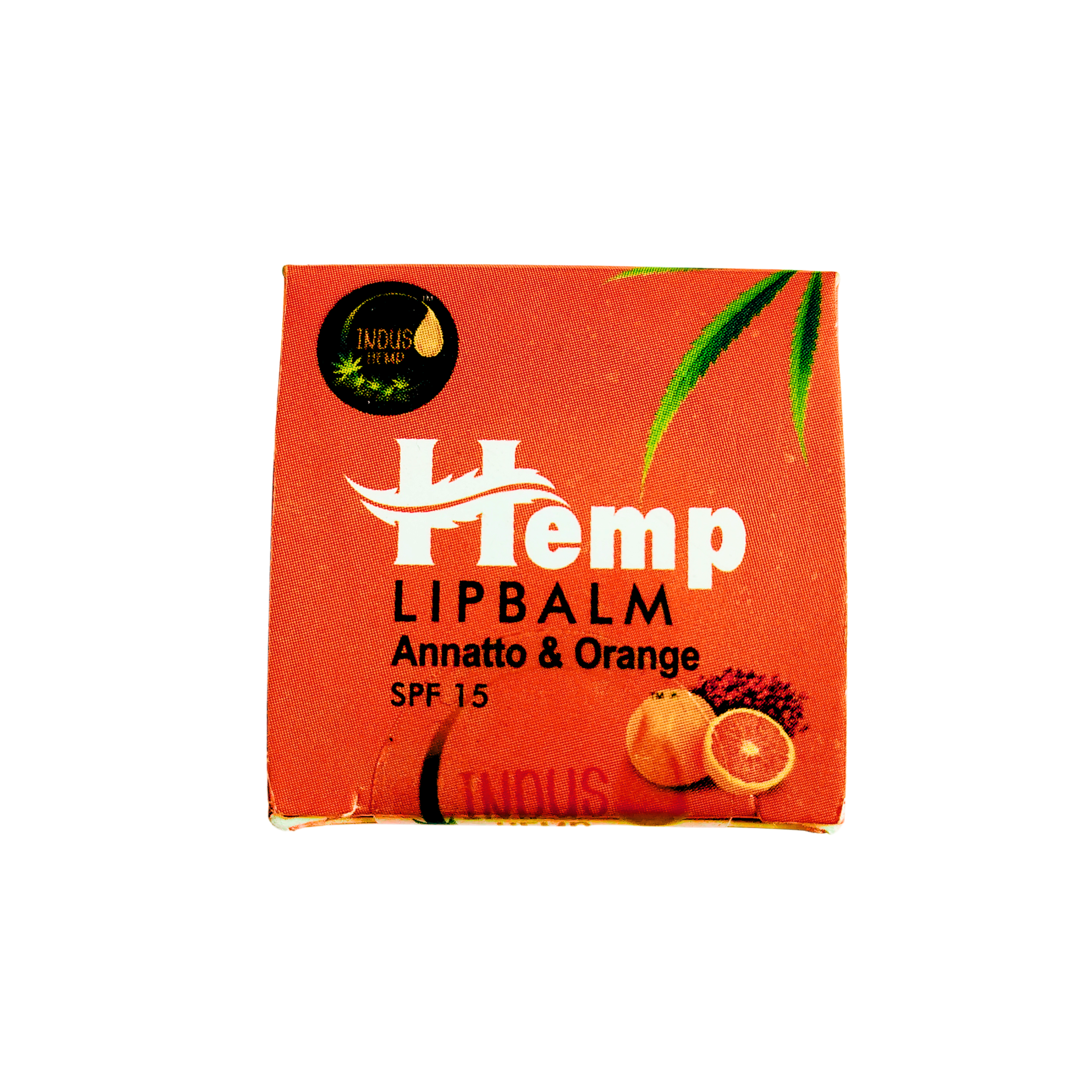 INDUS Hemp Lip Balm ANNATTO & ORANGE
