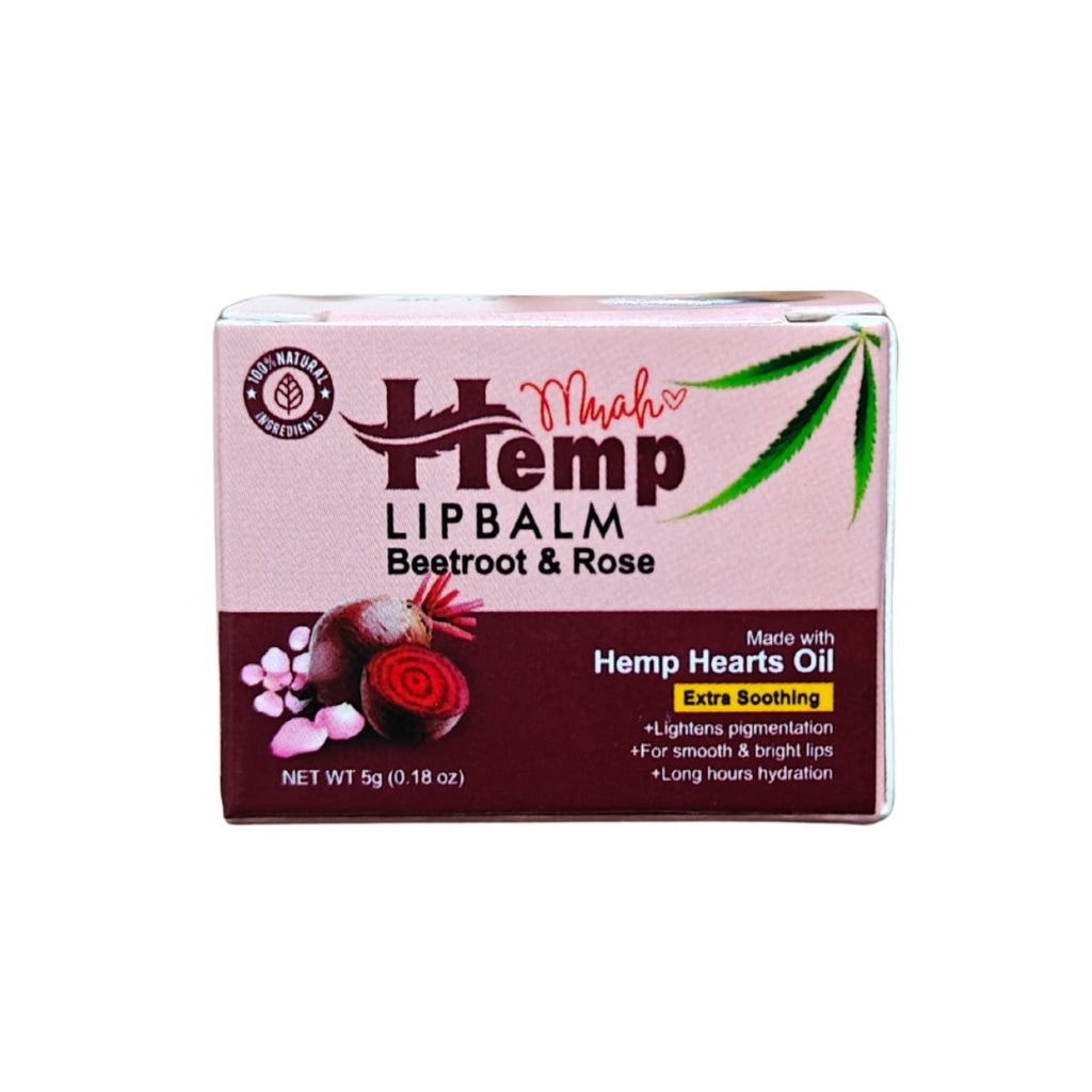INDUS HEMP Lip Balm BEETROOT & ROSE
