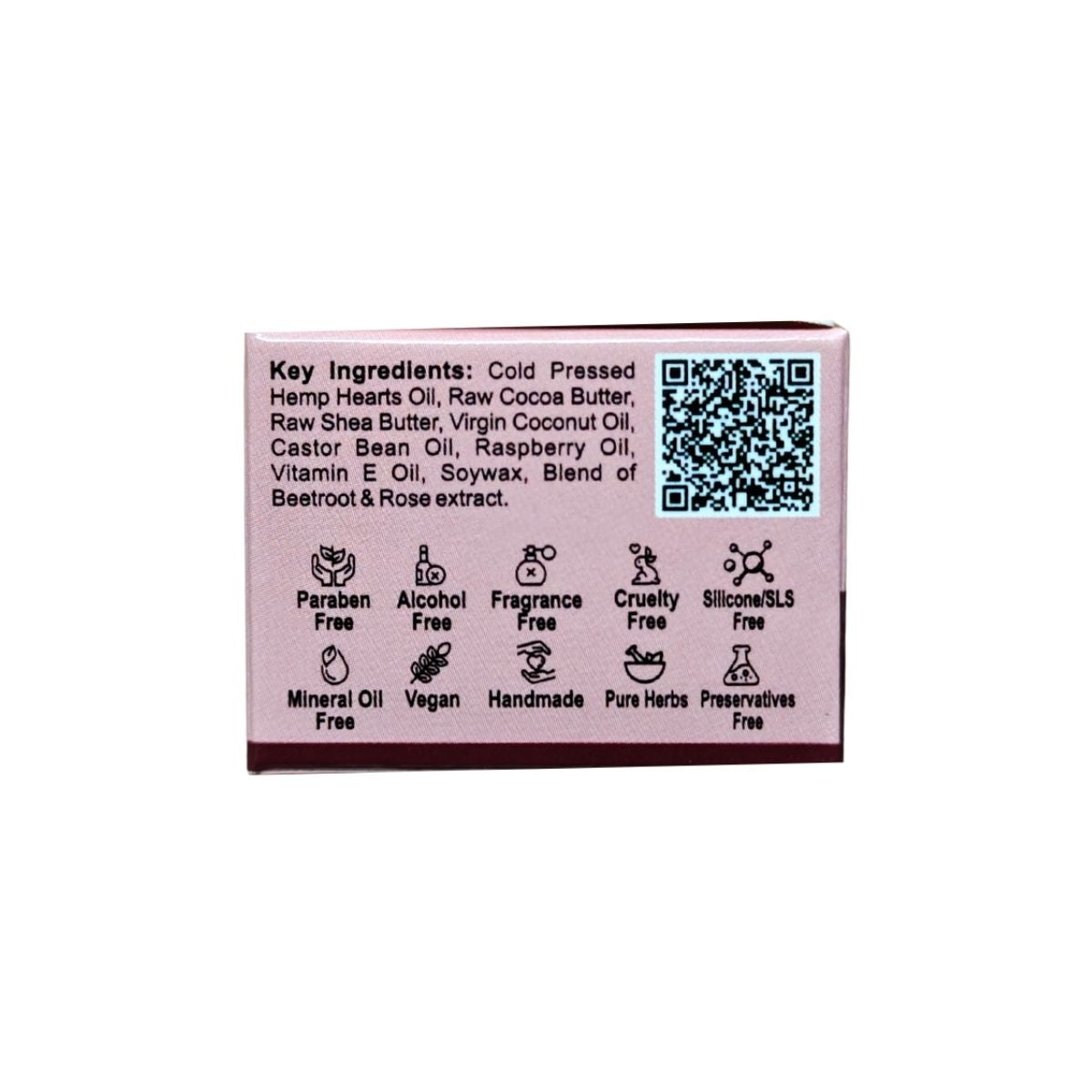 INDUS HEMP Lip Balm BEETROOT & ROSE
