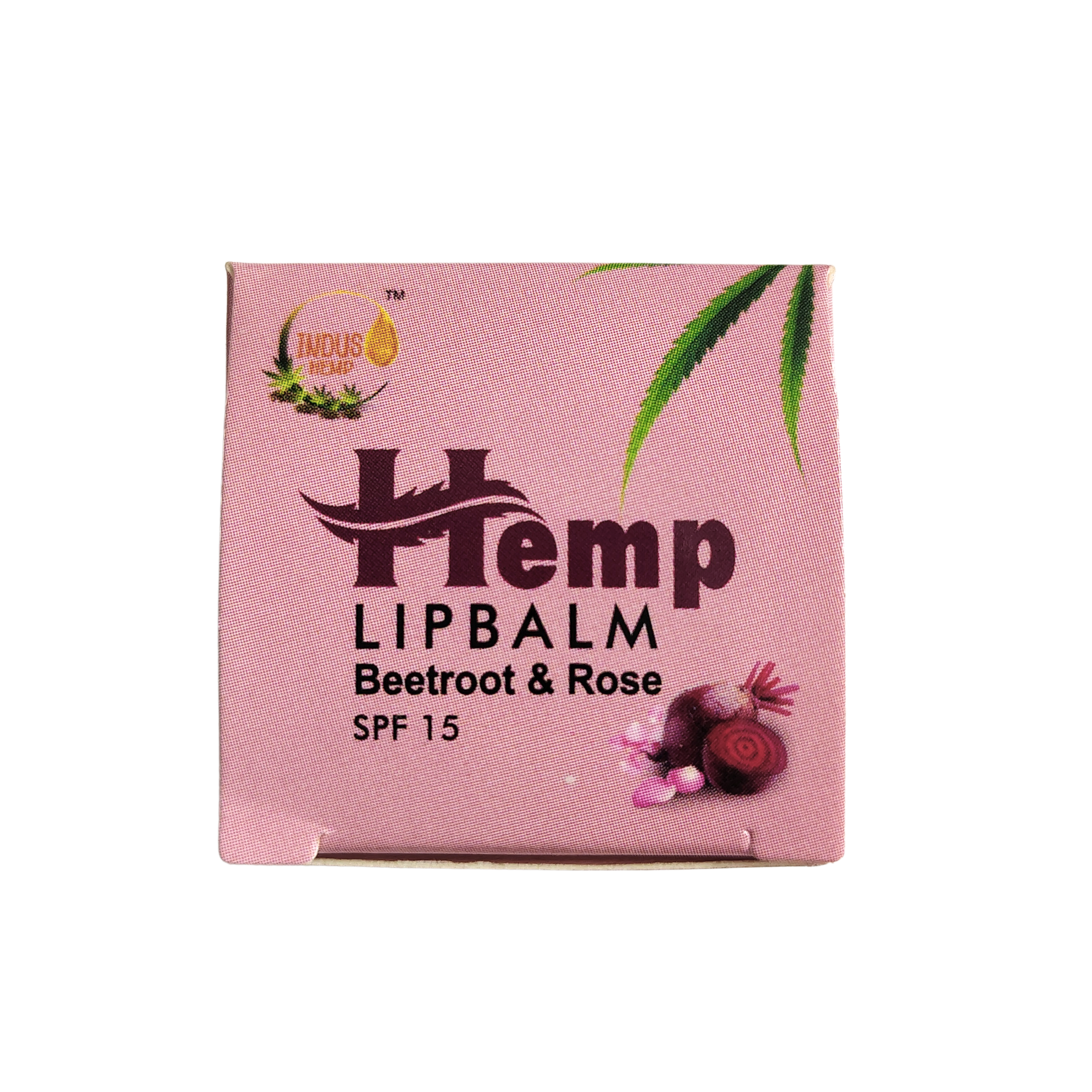 INDUS HEMP Lip Balm BEETROOT & ROSE