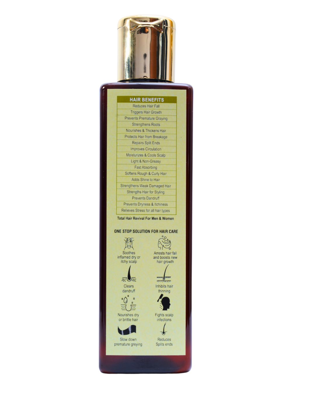 INDUS HEMP Miracle Hair Oil, LemonGrass