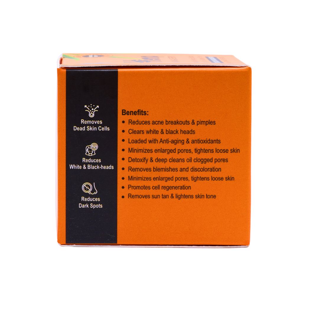 INDUS HEMP Naranga Berry, 4-in-1 Skin Refining Exfoliator