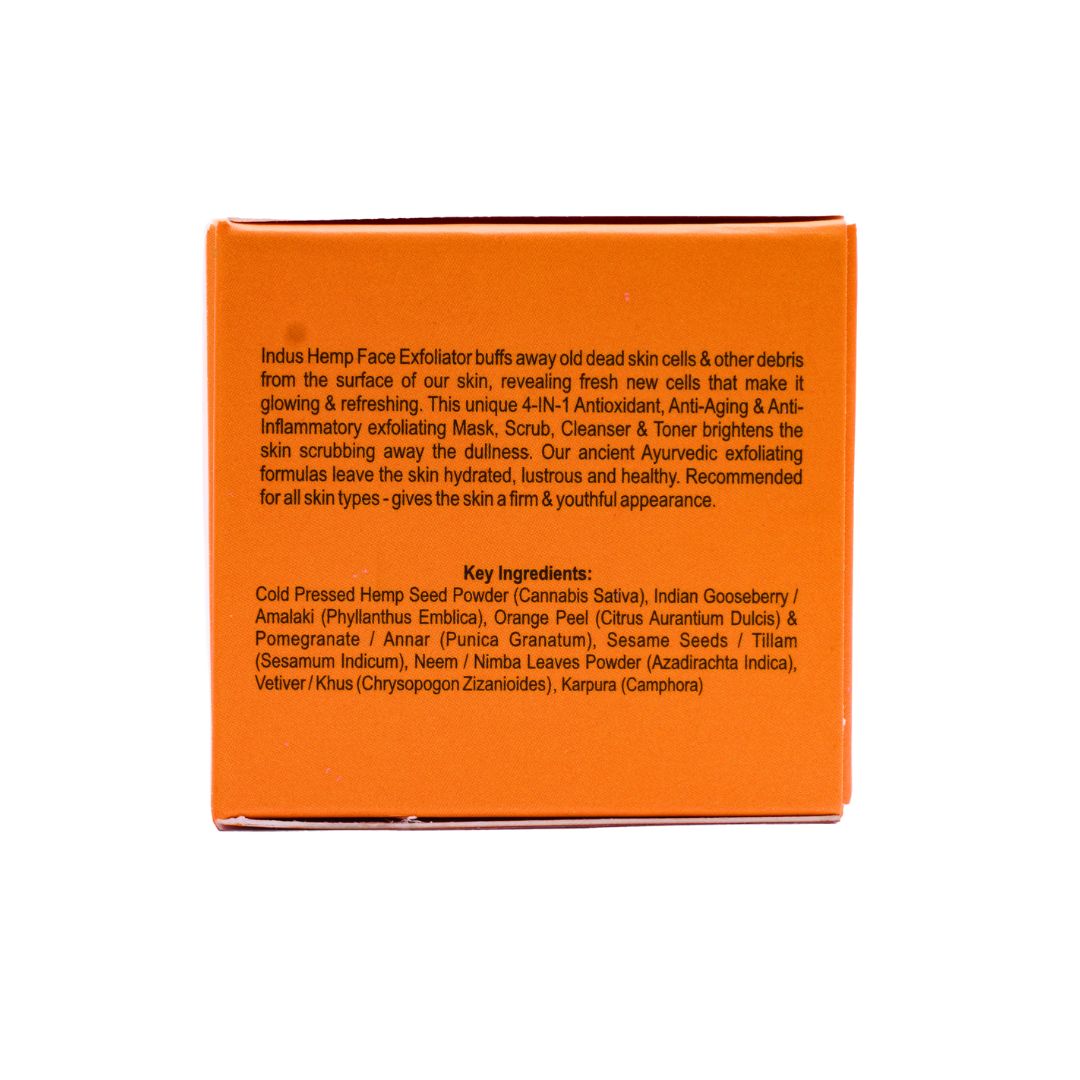 INDUS HEMP Naranga Berry, 4-in-1 Skin Refining Exfoliator
