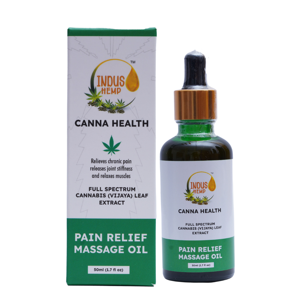INDUS HEMP - Canna Health, Pain Relief Massage Oil