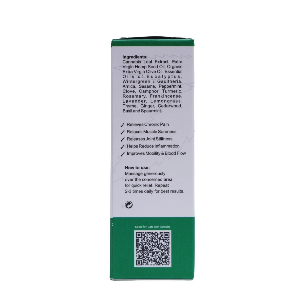 INDUS HEMP - Canna Health, Pain Relief Massage Oil