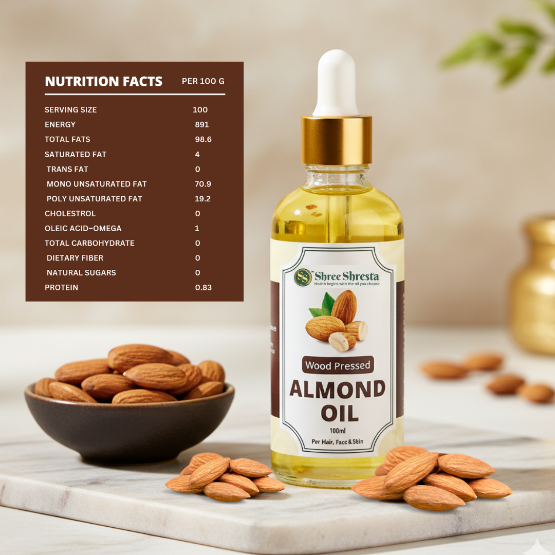 Wood Pressed Almond Oil