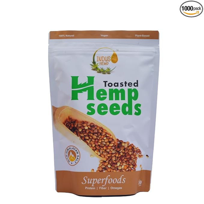 INDUS HEMP – Hemp Toasted Seeds with Himalayan Salt