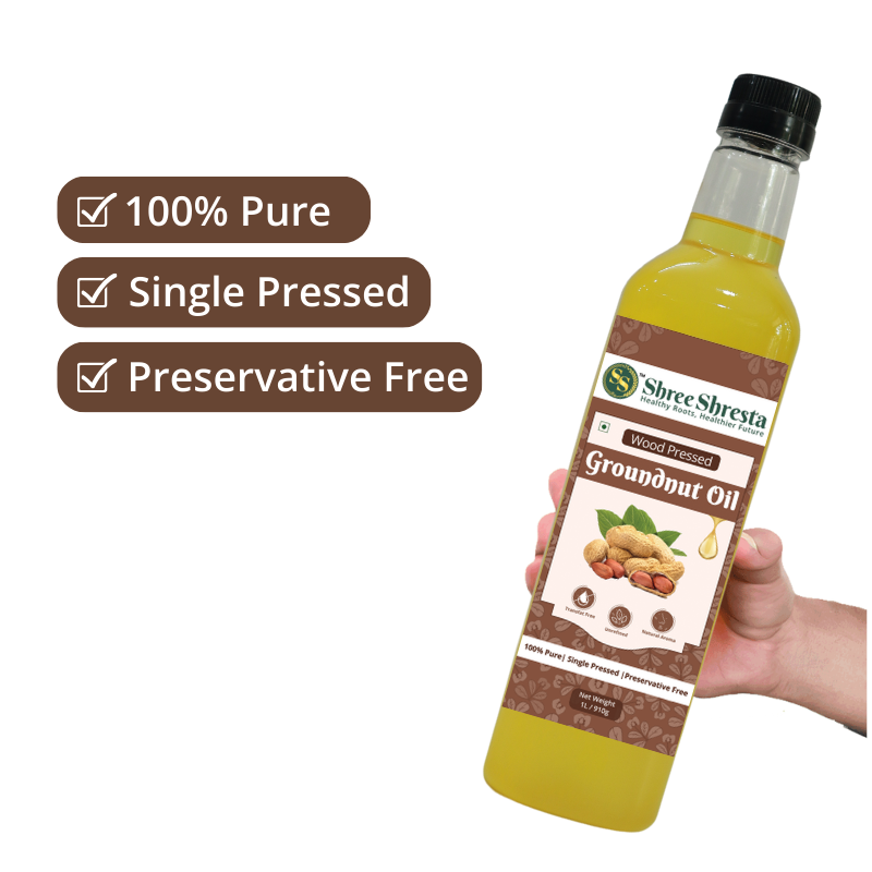 Wood-pressed Groundnut Oil Wood-pressed Groundnut Oil