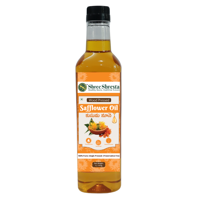 Wood-Pressed Safflower Oil