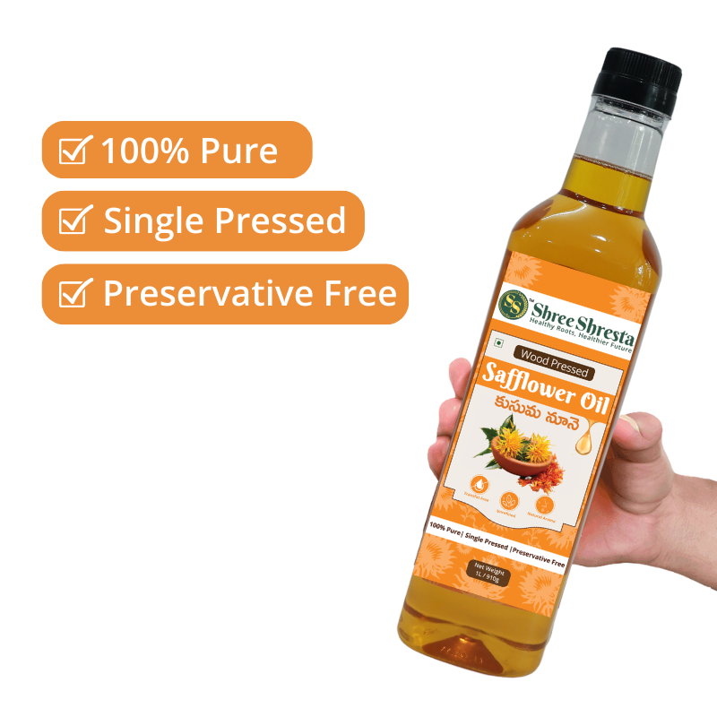 Wood-Pressed Safflower Oil Wood-Pressed Safflower Oil