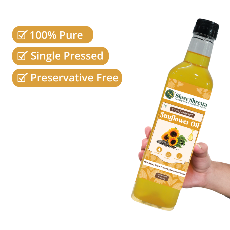 Wood-Pressed Sunflower Oil Wood-Pressed Sunflower Oil